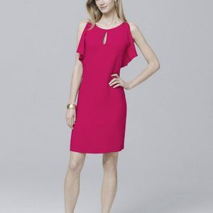 White House Black Market -Split-Sleeve Shift Dress